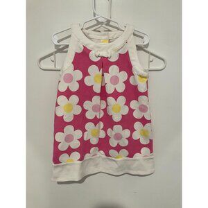 Gymboree Toddler Girls Daisy Ponte Shift Dress, Pink/White/Yellow, Size 4T